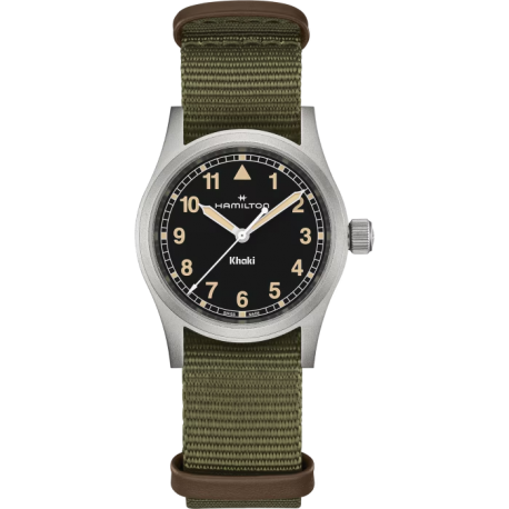 Reloj Hamilton Khaki Field correa verde Cuarzo 33 mm  H69301930