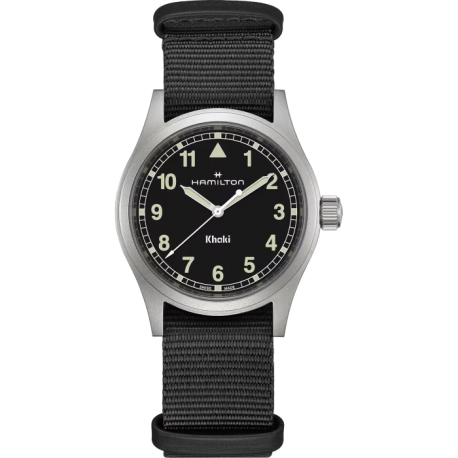 Reloj Hamilton Khaki Field Cuarzo correa negra 38 mm  H69401430