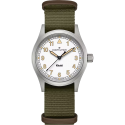 Reloj Hamilton Khaki Field Cuarzo 38 mm correa verde esfera blanca H69401910