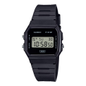 Reloj Casio Digital Negro  38.2 × 35.2 × 8.5 mm Correa de Resina de base biológica  F-91WB-1A