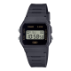 Reloj Casio Digital Negro letras doradas 38.2 × 35.2 × 8.5 mm Correa de Resina de base biológica  F-91WB-8A