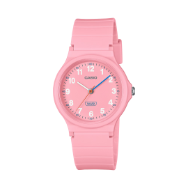 Reloj Casio Collection Analógico Rosa 36.1 × 31.5 × 7.8 mm Correa fabricada con resina de base biológica LQ-24B-4B