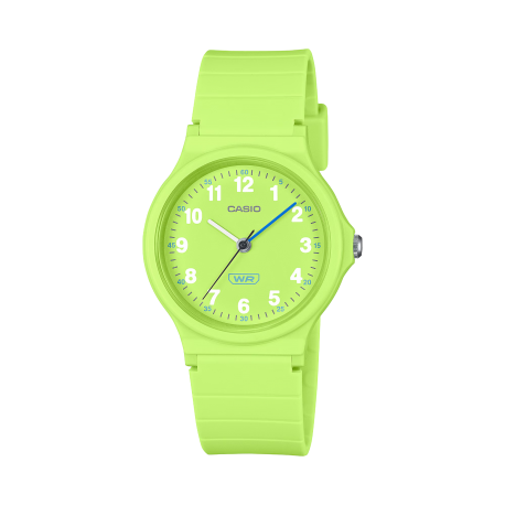 Reloj Casio Collection Analógico Verde 36.1 × 31.5 × 7.8 mm Correa fabricada con resina de base biológica LQ-24B-3B