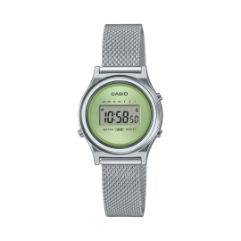 Reloj Casio mini Collection esfera verde 26.3 mm correa malla