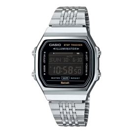 Reloj Casio iconic 41.6 × 37.9 × 8.2 mm cuenta los pasos ABL-100WE-1B