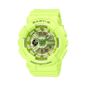 Reloj Casio BABY-G Inspirado en los años 2000 Colores vibrantes 46.3 × 43.4 × 15.8 mm  BA-110YK-3A