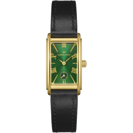 Reloj Hamilton American Classic Ardmore Small Cuarzo PVD amarillo Esfera verde  19mm x 27mm  H11261760