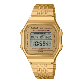 Reloj Casio iconic Dorrado 41.6 × 37.9 × 8.2 mm cuenta los pasos ABL-100WEG-9A