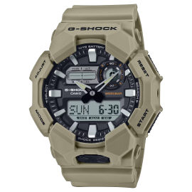 CASIO G-SHOCK analógico-digital Fabricado con resina de base biológica 55.1 × 51.9 × 17.5 mm