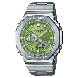 Reloj G-Shock G-STEEL Esfera verde Bisel octogonal