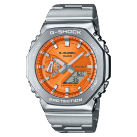 Reloj G-Shock G-STEEL Esfera Naranja Bisel octogonal