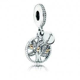  Charm Pandora Arbol de la Familia colgante