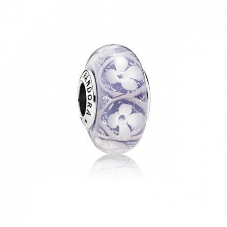 Pandora charm cristal murano 791667 Campo de Flores Morado