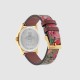 Reloj Gucci G-Timeless 38mm PVD dorado piel motivo floral