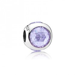 Pandora Charm Gota Radiante Lavanda