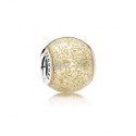 Pandora Charm plata ESFERA DORADA