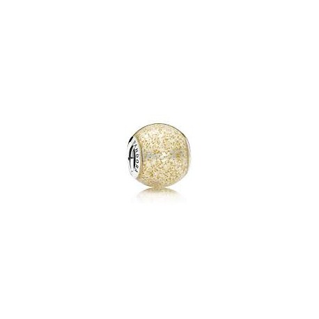  Pandora Charm plata ESFERA DE ORO BRILLANTE 796327EN146