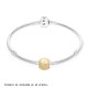  Pandora Charm plata ESFERA DE ORO BRILLANTE 796327EN146