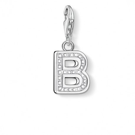 CHARM THOMAS SABO LETRA 'B' CIRCONITAS