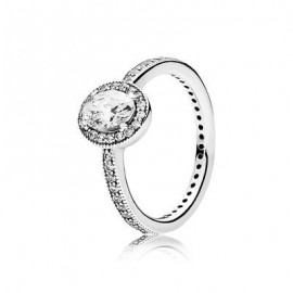 Pandora Sortija plata Elegancia Vintage circonitas 191017cz