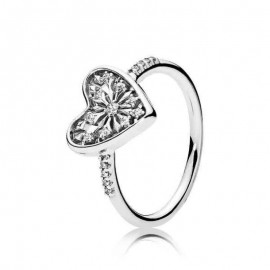 Pandora Anillo plata Corazón de Invierno 196371CZ