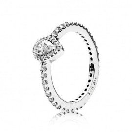 Pandora Anillo plata Lágrima Radiante 196254CZ pequeña