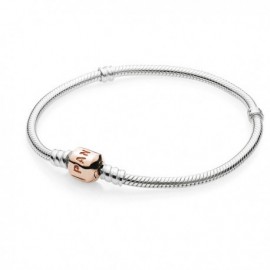 Pandora Pulsera Plata de Ley cierre Rosé