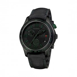 RELOJ GUCCI G TIMELESS CHRONOGRAFO HOMBRE ACERO PVD NEGRO