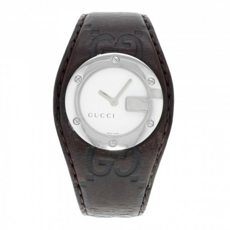 RELOJ GUCCI SRA U-PLAY MARRÓN GUCCISIMA