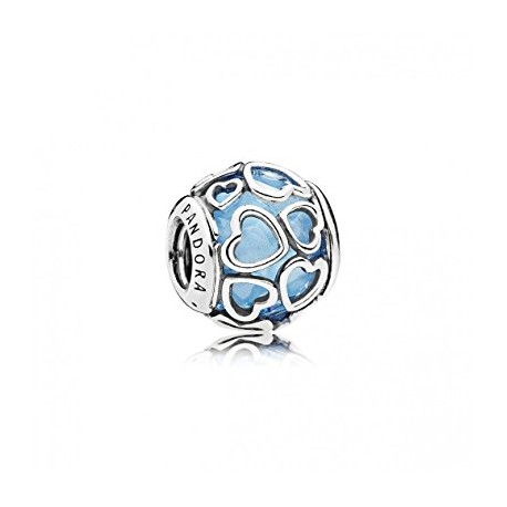 Charm Pandora Plata Corazones cristal 792036NBS