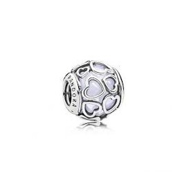 Pandora charm Plata Corazones cristal 792036NOW