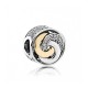 Pandora Charm Plata Círculos conectados 792090CZ