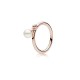 Anillo Pandora Rosé Perla Contemporánea 187525P