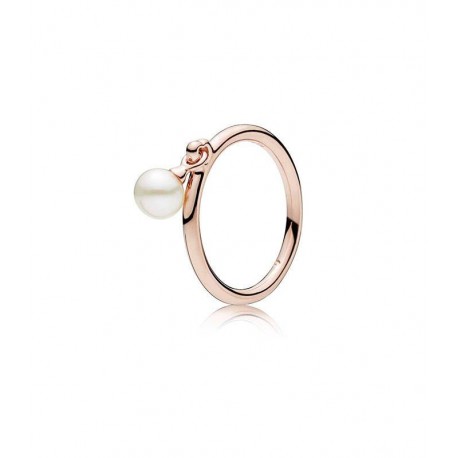 Anillo Pandora Rosé Perla Contemporánea 187525P