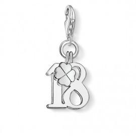 THOMAS SABO COLGANTE CHARM "NÚMERO DE LA SUERTE 18"