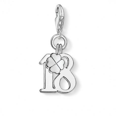 THOMAS SABO COLGANTE CHARM "NÚMERO DE LA SUERTE 18"