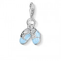 Thomas Sabo Colgante Charm Zapato Bebé Azul 0822-007-1