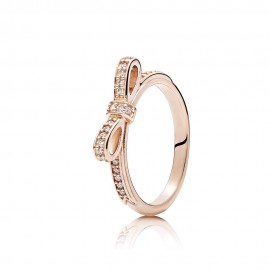 Anillo lazo deslumbrante PANDORA Rose