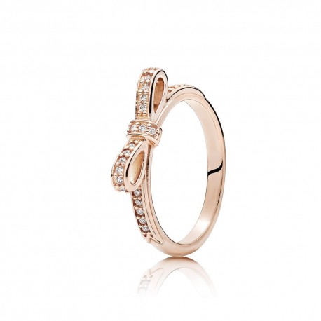 Anillo lazo deslumbrante PANDORA Rose