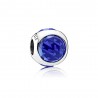 Charm en plata de ley Gota Radiante Azul Royal