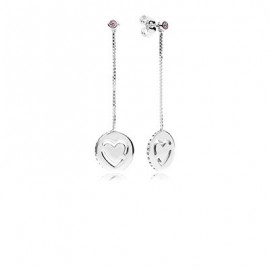 Pendientes en plata de ley Amor Puro