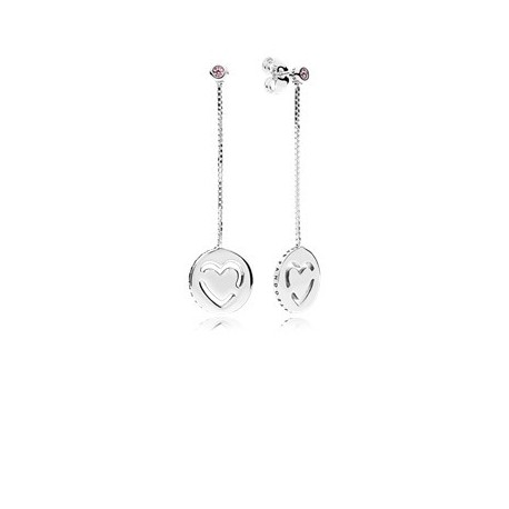 Pendientes en plata de ley Amor Puro