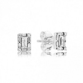 Pandora Pendientes en plata de ley Hielo Luminoso 297567cz