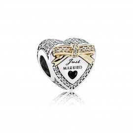 Pandora Charm Corazón Just Married 792083CZ