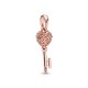 Charm Pandora Colgante Llave Majestuosa Rose 387725 