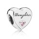 Pandora Charm Corazon de Hija 791726PCZ