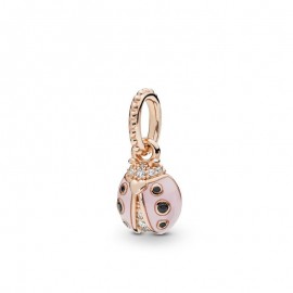 Charm Pandora Colgante Mariquita de la Suerte Rose 387909EN160