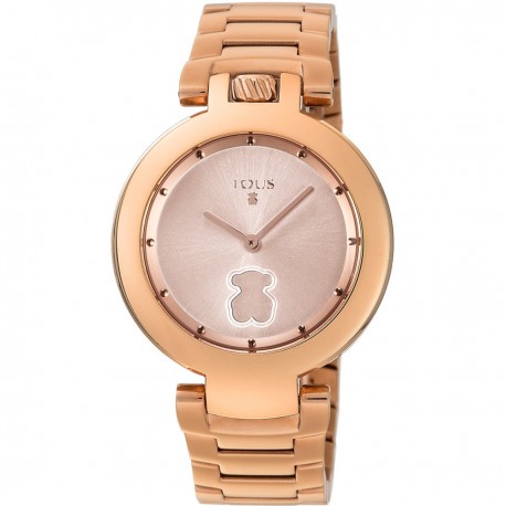 Reloj Tous Crown acero IP rosado 700350280