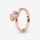 Pandora Anillo Candado de Amor Rose 186571