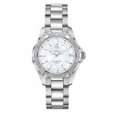 Reloj Tag Heuer Aquaracer mujer esfera nacar blanco acero